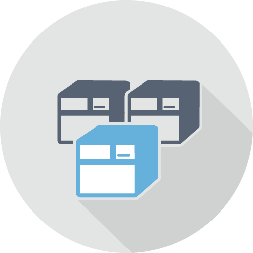 FL片課系統伺服器收納多台 SES® 錄課直播系統工作站